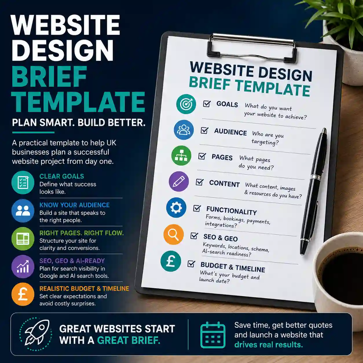 Website Design Brief Template for UK Businesses