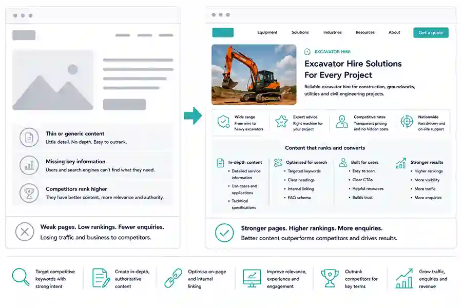 Service page SEO structure
